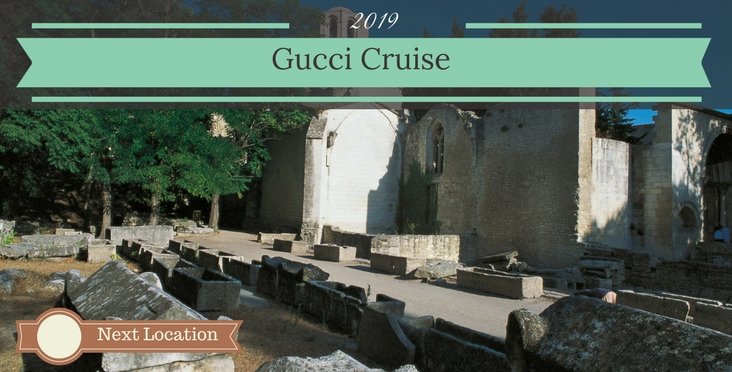 Gucci Cruise 2019 Collection show at Arles’ Roman Necropolis